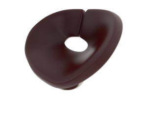 Armchair isolated on background. 3d rendering - illustration