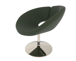 Armchair isolated on background. 3d rendering - illustration