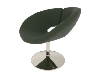 Armchair isolated on background. 3d rendering - illustration