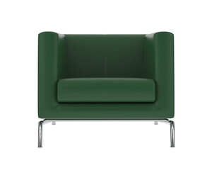 Armchair isolated on background. 3d rendering - illustration