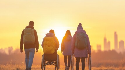 Inclusive Urban Adventure Adaptive Sporty Outerwear for Young Adults in Nature Escapes - Community Building and Sustainable Tourism in Urban Development Contexts