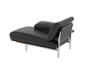 Armchair isolated on background. 3d rendering - illustration