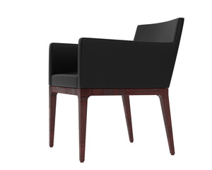 Armchair isolated on background. 3d rendering - illustration
