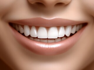 Obraz premium Beaming Mouth with Perfect Teeth
