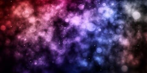 Obraz premium Abstract Purple Blue Red Bokeh Lights Background Design Texture Overlay