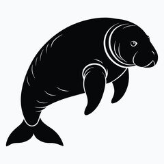vector illustration of a whale