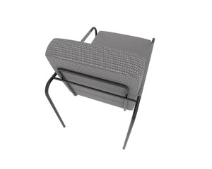 Armchair isolated on background. 3d rendering - illustration