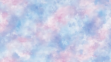 Fototapeta premium Dreamy Pastel Watercolor Texture with Soft Blue and Pink Hues Background