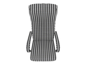 Armchair isolated on background. 3d rendering - illustration