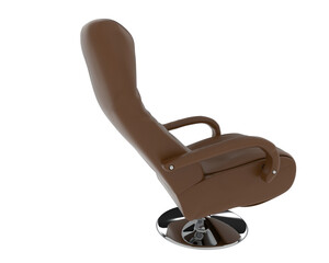 Armchair isolated on background. 3d rendering - illustration