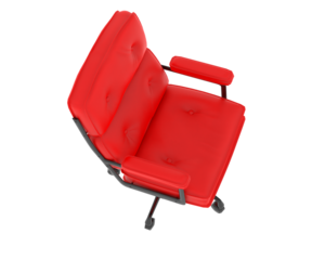 Armchair isolated on background. 3d rendering - illustration