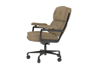 Armchair isolated on background. 3d rendering - illustration