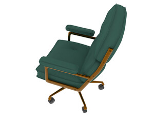 Armchair isolated on background. 3d rendering - illustration