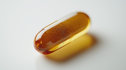 NAD supplement capsule on clean and floral background