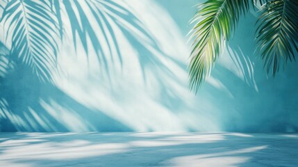 Vacation Escape: Tropical Getaway on Beach with Palm Trees