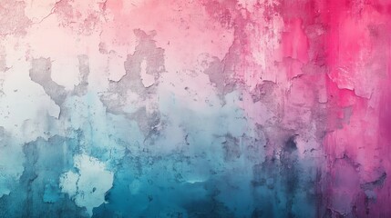 Symphony of colors on mottled walls