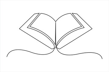 Continuous one Line art drawing of Mosque vector