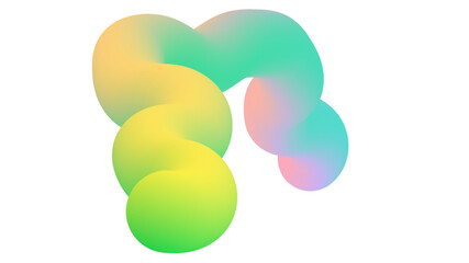 Abstract trendy 3d wavy fluid background wallpaper. Colorful gradient color 3d fluid liquid wallpaper background. Abstract 3d landing page template. Website concept, flyer, brochure, banner background