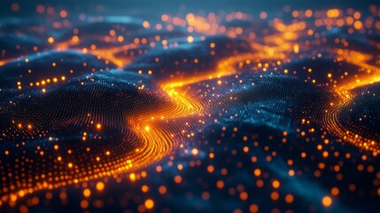 The rhythm of light and shadow in the sea of data