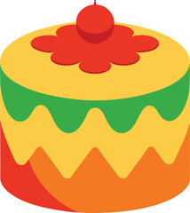 Birthday Cake vector illustration
