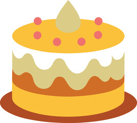 Birthday Cake vector illustration