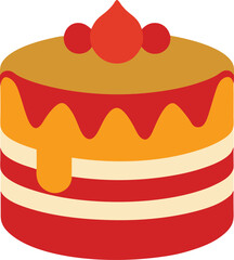 Birthday Cake vector illustration