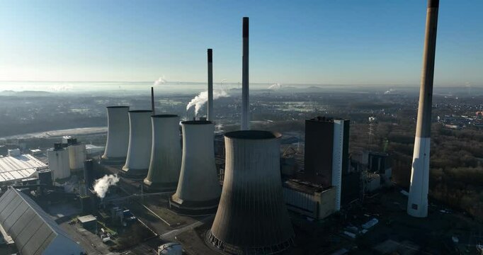 Scholven Power Plant, power Station is a thermal coal fired power station in Gelsenkirchen, Germany.