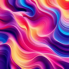 Obraz premium abstract colorful background with waves
