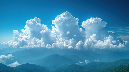 Meteorological time-lapse showing cloud formation and weather changes over a mountain range