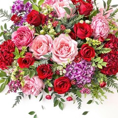 Floral arrangement with a mix of fresh flowers and greenery, fresh flowers, greenery, , interior design ideas, home decor inspiration