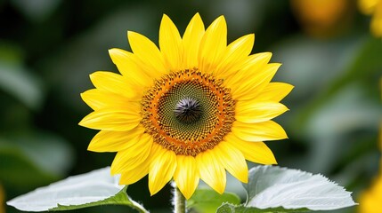 Fototapeta premium Close-up of a Sunflower in a Field