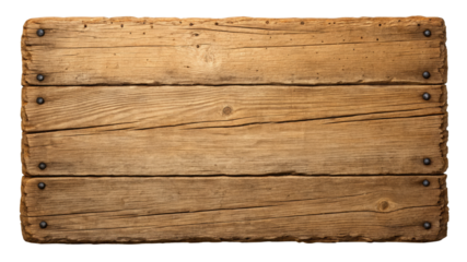Rustic Wooden Sign 3-Plank Composition, Isolated on Transparent Background, Brown Wood Texture, Wood texture, signboard, background