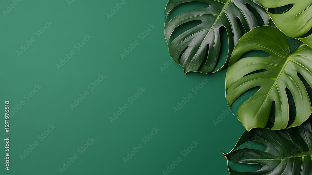 Sticker Monstera plants backgrounds vegetation outdoors