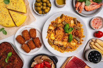 Spanish food table