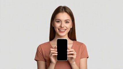 woman and phone