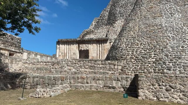 historical ruins of the mayans of uxmal in m&eacute;rida yucatan mexicoe