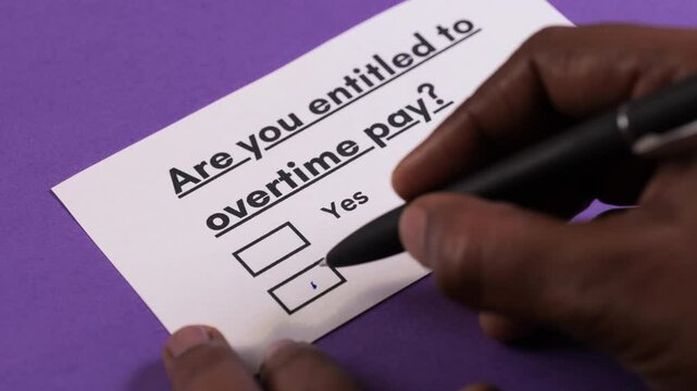 Understanding overtime pay eligibility with a checklist