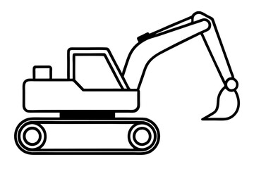Naklejka premium excavator icon