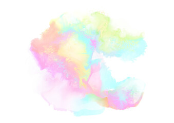 Obraz premium Aura beauty, rainbow splash, transparent backdrop, colorful testure