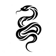 Obraz premium abstract snake tattoo, decoration, pattern isolated 