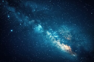 Fototapeta premium Breathtaking view of the Milky Way galaxy in deep space