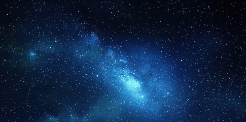 Fototapeta premium A breathtaking view of a vibrant milky way galaxy