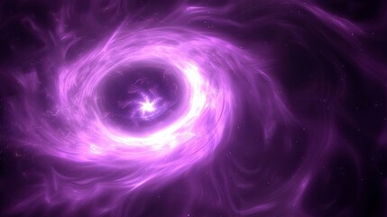 Colorful Space Vortex in Purple and Blue Abstract Art for Sci-Fi Themes.