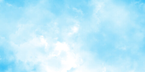 Abstract cloud sky watercolor digital art painting for texture dramatic sky summer heaven is colorful clearing good weather and beautiful background, dramatic fluffy summer clouds dusk sky background.