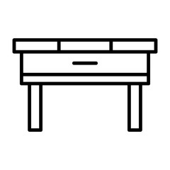 Table Vector Solid Style Icon