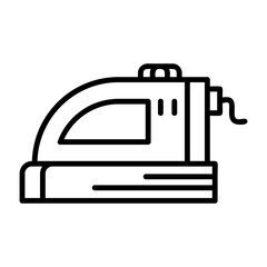 Iron Vector Icon Design Symbol