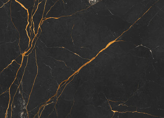 Luxury Black Gold Marble Texture Background. Black marble background with striking gold veins. Elegant black gold marble texture 