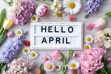 hello april flowers