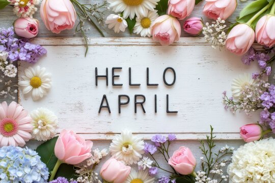 hello april flowers