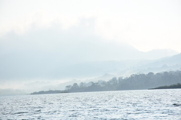 fog in the mountains